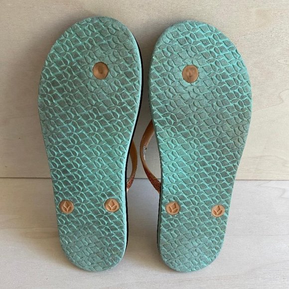 Reef Kids Stargazer Print 'Geo Palms' Flip Flop - Picture 9 of 11